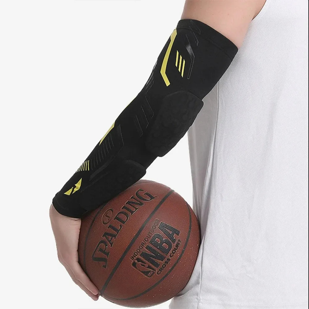 Separate Elbow Pads Honeycomb Dual Anti-Collision Elbow Brace Guard Compression Support Protective Arm Sleeve Protector
