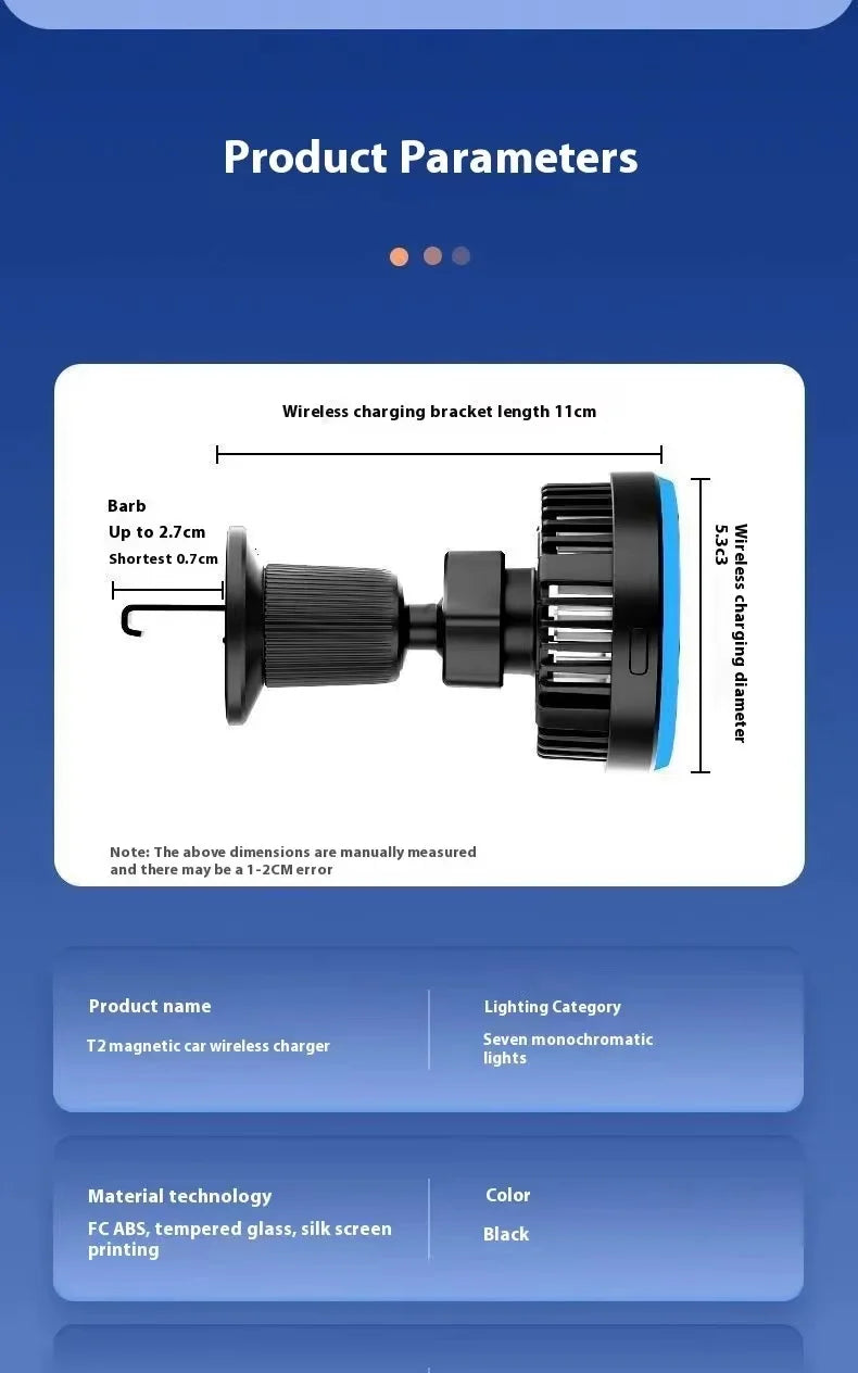 Magnet Cooler Wireless Charging Radiator Phone Radiator Cooler Magsafe Cooling Base Magnetic Cooler Rechargeable For iPhone