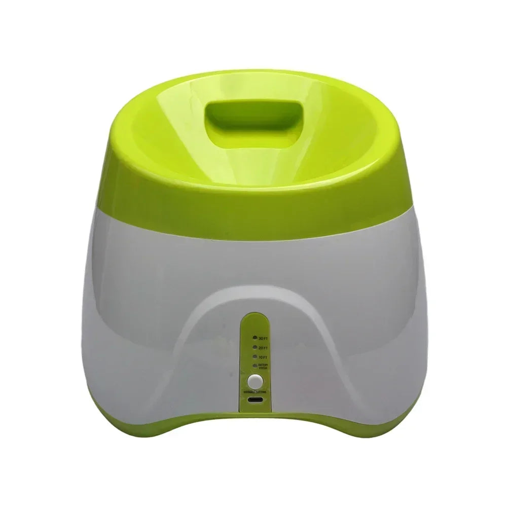 Automatic Dog Ball Launcher with 3 Distance Settings for Indoor & Outdoor Play, Keeps Pets Active & Healthy.