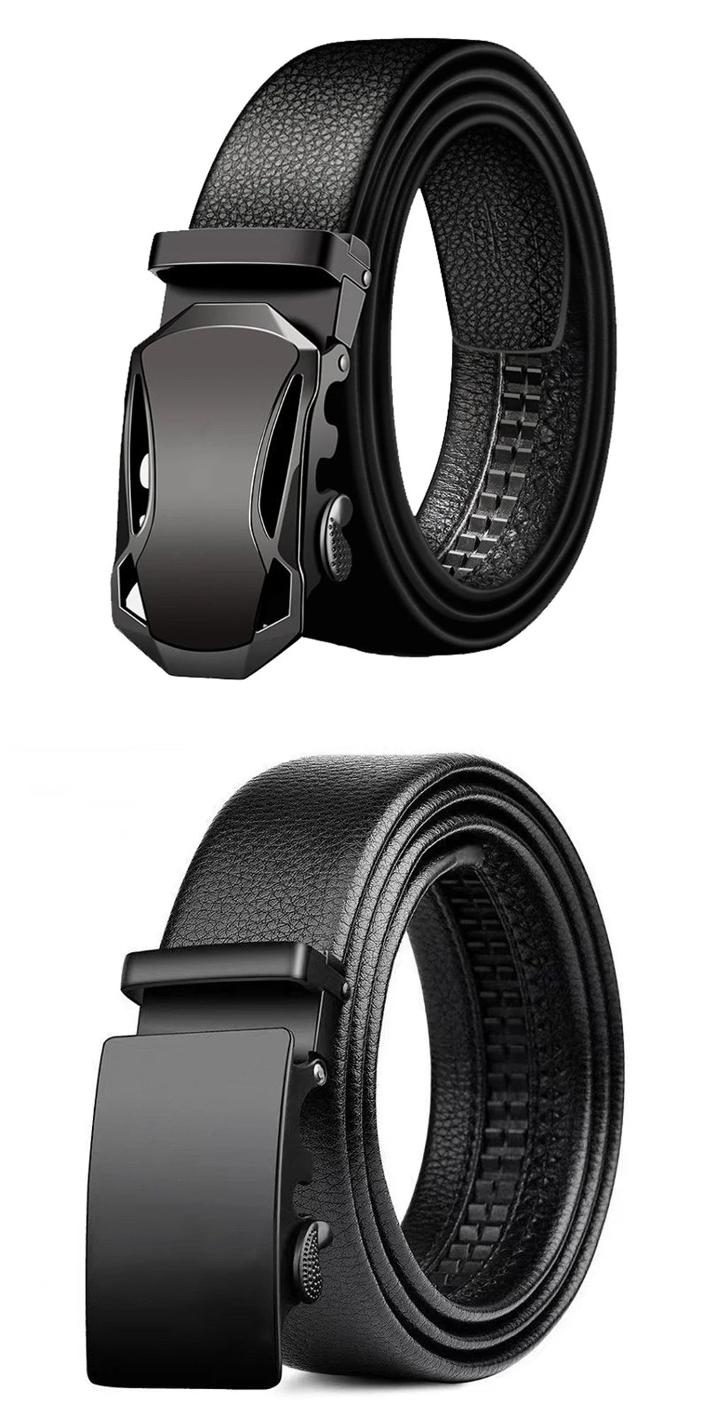 Fashion Business Men's Belt Genuine Luxury Brand Belt Metal Buckle Belt High-Quality PU Leather Soft Belt With Cargo Pants Jeans