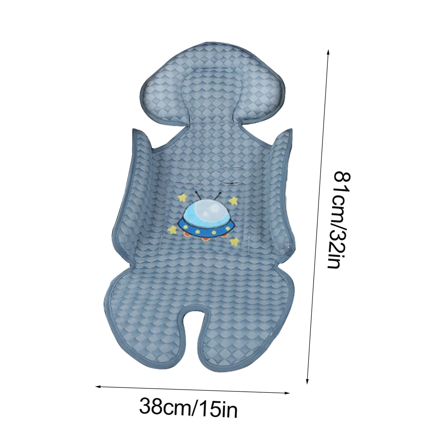 Baby Car Seat Cooling Pad Ice Stroller Cooler Mat Breathable Cooling Mat Anti-Slip Seat Pad Cushion Liner Gel Cooling Pad For