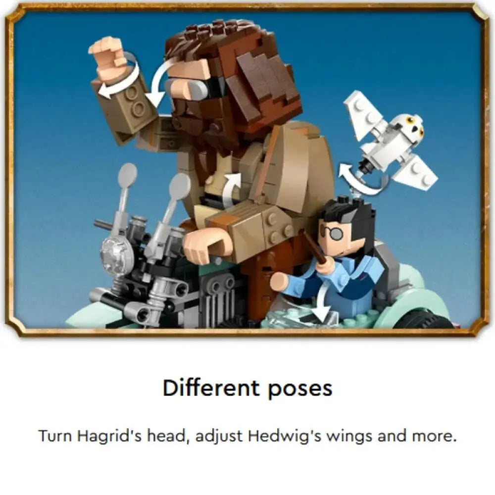 In Stock 76443 Magical Journey Motorcycle Fantasy Home Decor Assemble Model Brick-built Figurines For Kids Christmas Gift