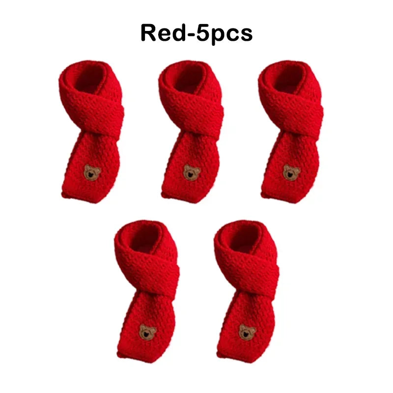 Kids Windproof Scarf Fleece Lined Warm Neck Cover Toddler Winter Scarf Christmas Gift Unisex Baby Outdoor Scarf Korean Cute