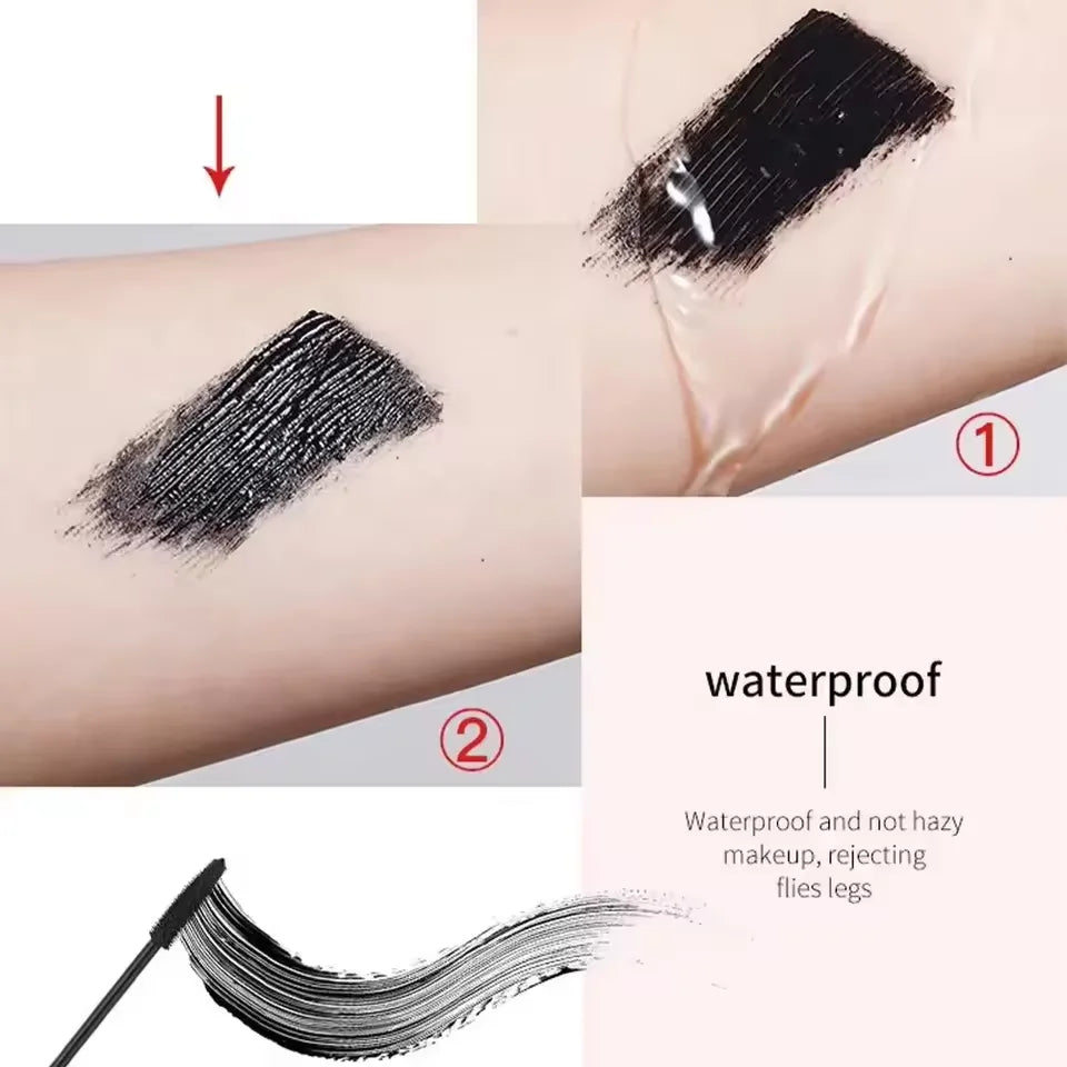 Waterproof Mascara Eyelashes Lengthening Long Lasting Silky Lash Black Eyelashes Extension Make Up Beauty Eye Korean Cosmetic