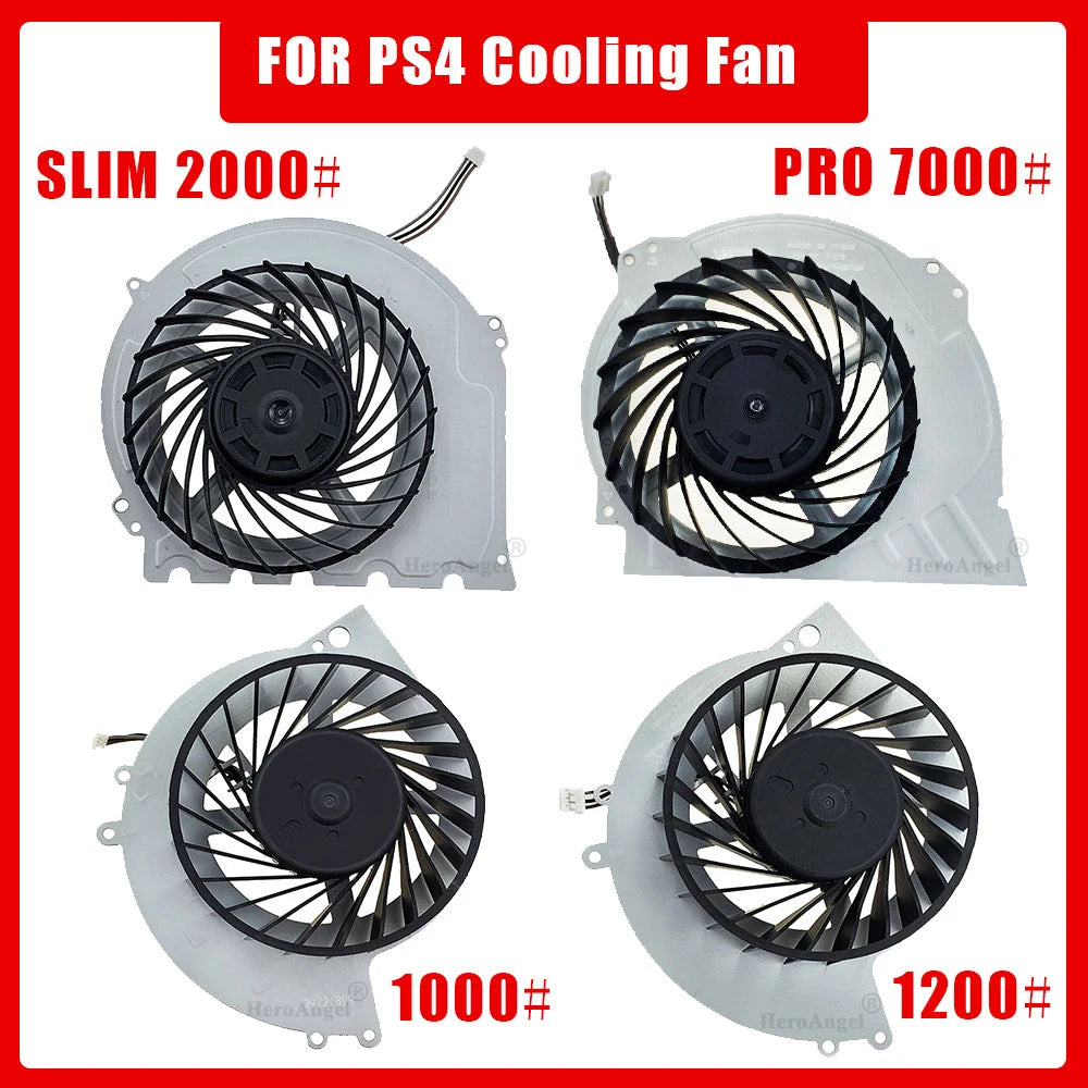 Replacement Internal Cooling Fan Built-in Cooler Part for PS4 1000# 1100# 1200# Slim 2000# For PS4 Pro 7000# Series CPU Cooler