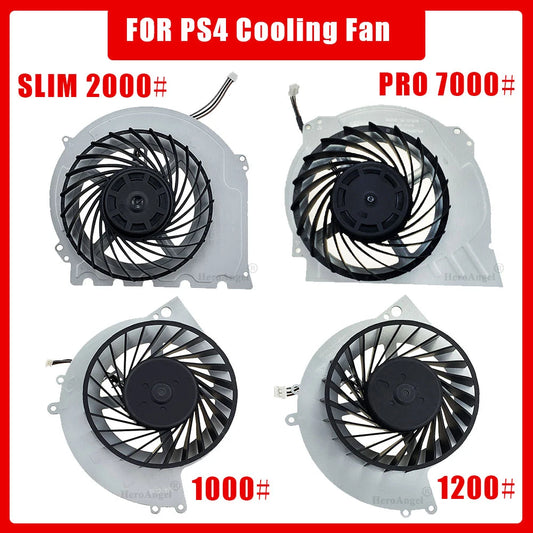 Replacement Internal Cooling Fan Built-in Cooler Part for PS4 1000# 1100# 1200# Slim 2000# For PS4 Pro 7000# Series CPU Cooler