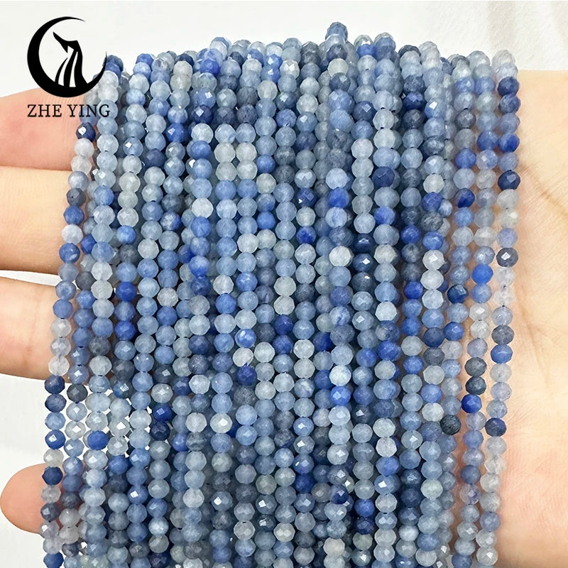 AAA Colorful Tourmaline Stone Beads Loose Spacer Faceted 3mm Beads for Jewelry Making DIY Bracelet Accessories 15''