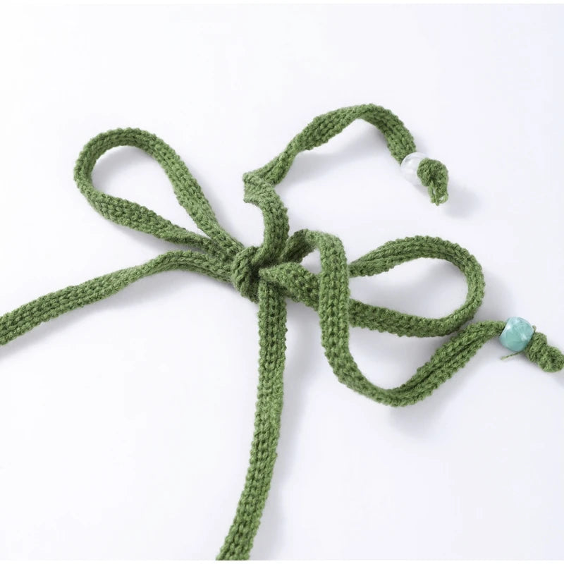 Sexy Beach Knit Women's Sets Crochet Flower Bikini Mini Skirt Female Suits 2025 Summer Halter Sleeveless Backless Top Skirts Set