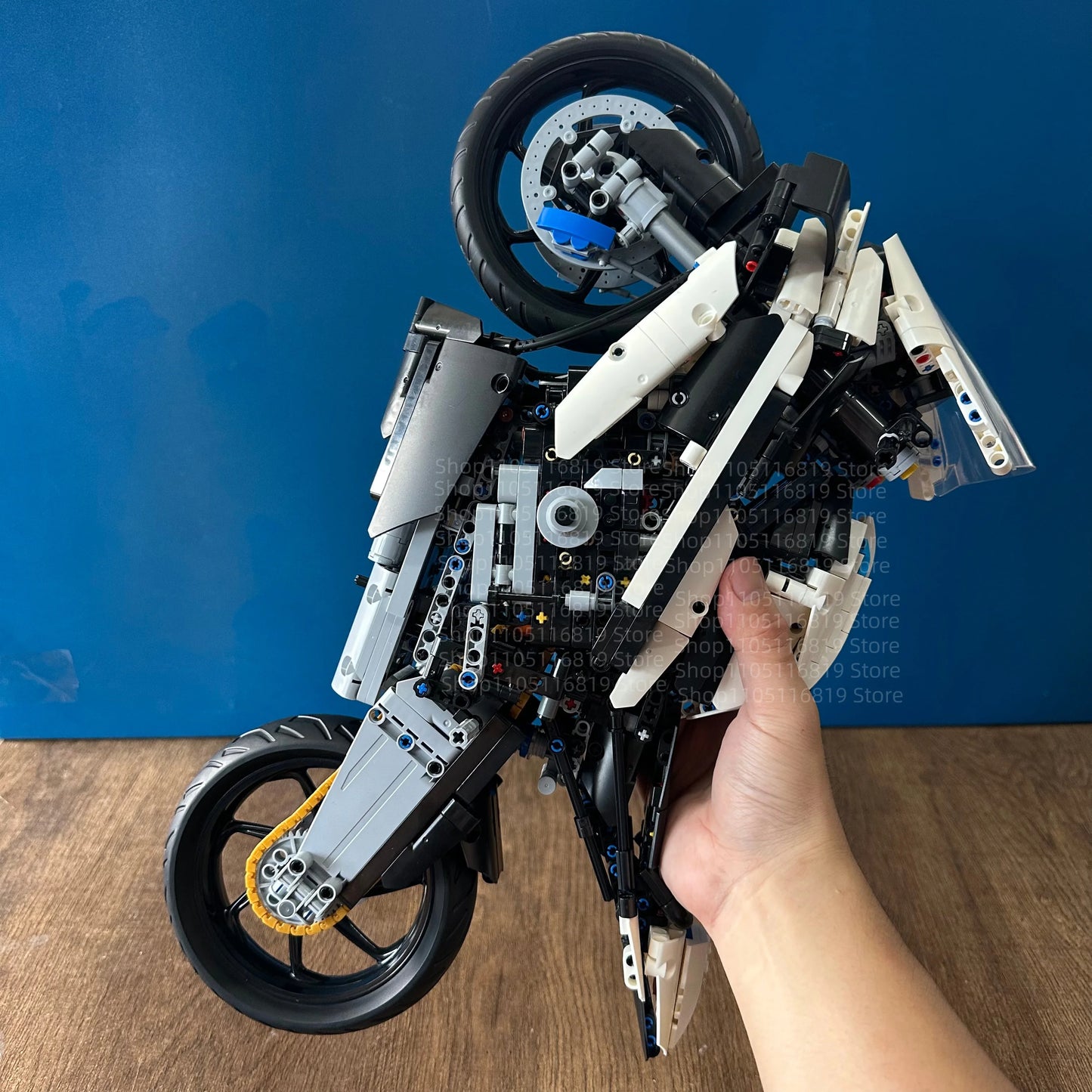 M1000  RR Tech Motorcycle Building Blocks 42130 1920Pcs MOC Bricks Mechanical Group Vehicles Racing Car Model Kit Christmas Gift