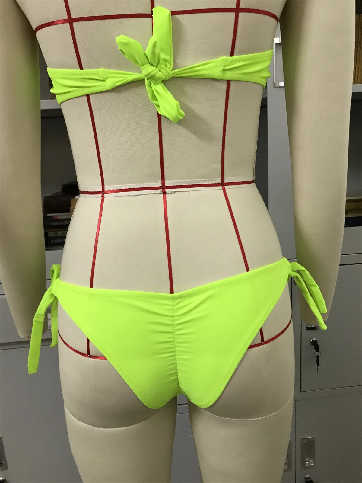 Bikini Ruching Bum Bikinis Set Pad Push Up Bikini S to XXL Swimwear Women Bandage Swimsuit Bathing Suit Swimming Suit For Women