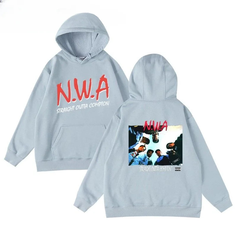 Fashion Casual Men's Hoodies Women's Hoodies Harajuku Thickened Autumn/Winter Sweatshirt Hoodies Nwa Streetwear