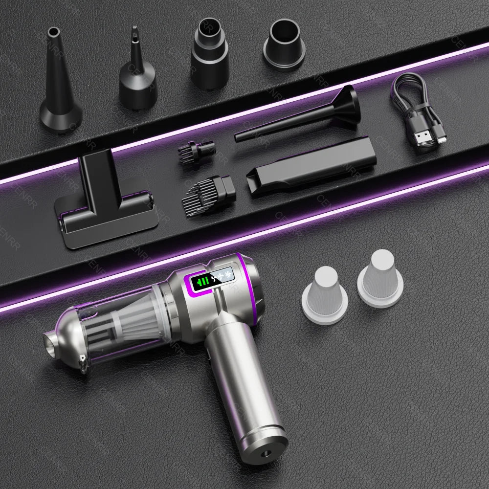 New Car Vacuum Cleaner 998000PA Mini Cordless Powerful for Home Handheld Blower Car Cleaner Portable Car Vacuum Cleaner