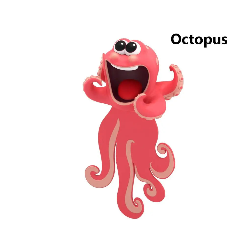 1PC 3D Cartoon Animal Bookmarks Ocean Series PVC Funny Marker Octopus Stereo Seal Creative Stationery for Children Gift Bookmark