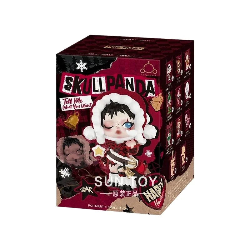 Genuine POP MART SKULLPANDA the Best Seaion Series Blind Box Doll Christmas Gift Trendy Collectible Toy The surprise of Christma