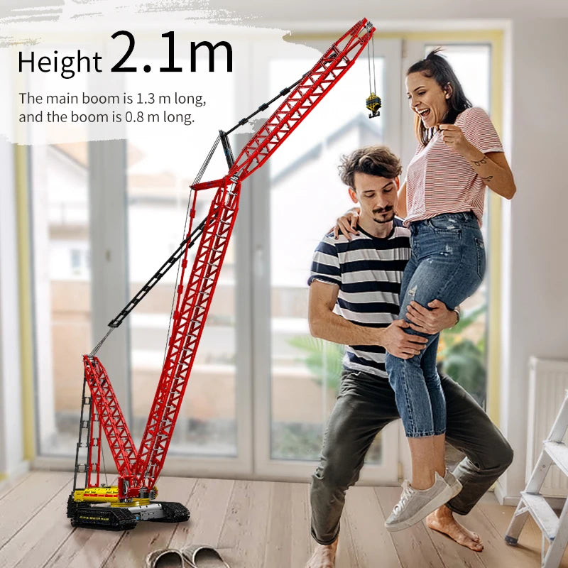 Mould King 17015 Technical Car Toys The APP&RC Motorized Crawler Crane Liebherr LR13000 Building Block Brick Kids Christmas Gift