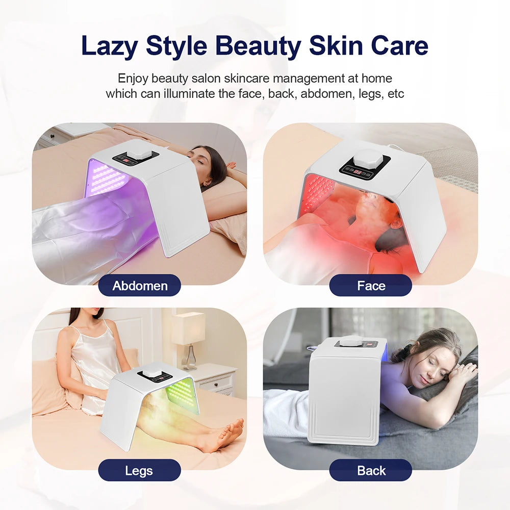 Photon LED Face Mask 7 Colors Nano Spray Beauty Machine Deep Moisturize Skin Care Home Use LED Beauty Mask