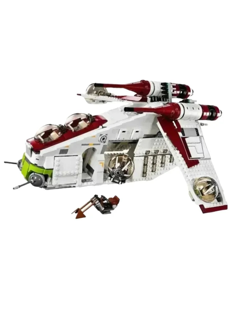 1175pcs Republic Dropship Gunship Building Blocks Set Compatible with 05041 Bricks Toy Kit for Kids Christmas Gift