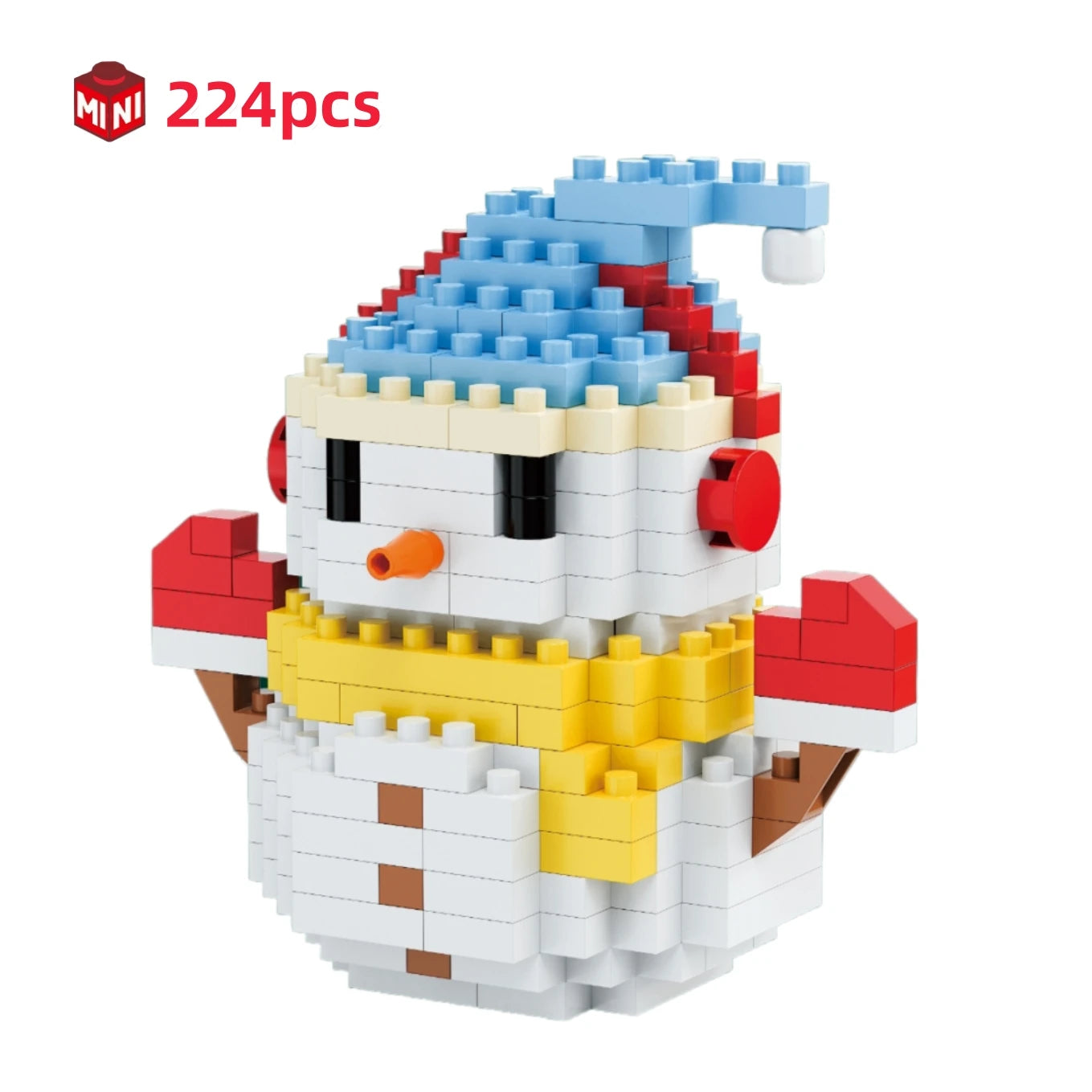 Children Mini Christmas Gift Micro Building Blocks Creative 3D Santa Claus Snowman Tree Decor Holiday Toy Set For Kids