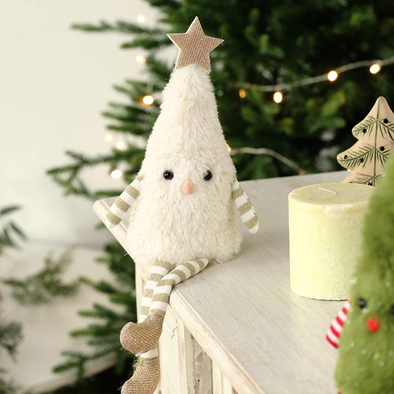 Christmas Decoration mini Christmas Tree Doll Christmas Gift Hotel Mall Window Decoration Christmas Plush Ornaments for XMAS