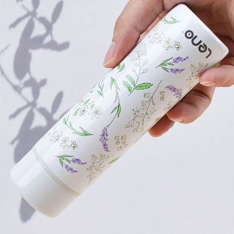 Leno 140ML Small Mini Vacuum Insulated Water Bottle Portable Leakproof Travel Mug Thermal Flask for Kids Children Women School