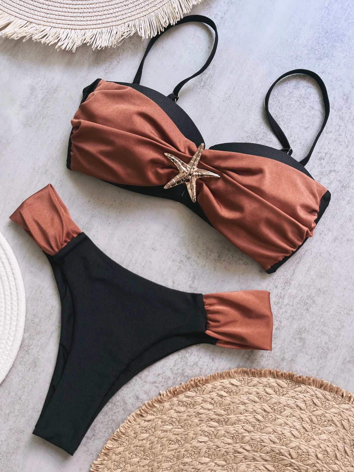 Push Up Bikinis 2025 Sexy Women Swimsuit Swimwear Female High Cut Patchwork Bikini Set Biquini Bathing Suit Swimming Suits