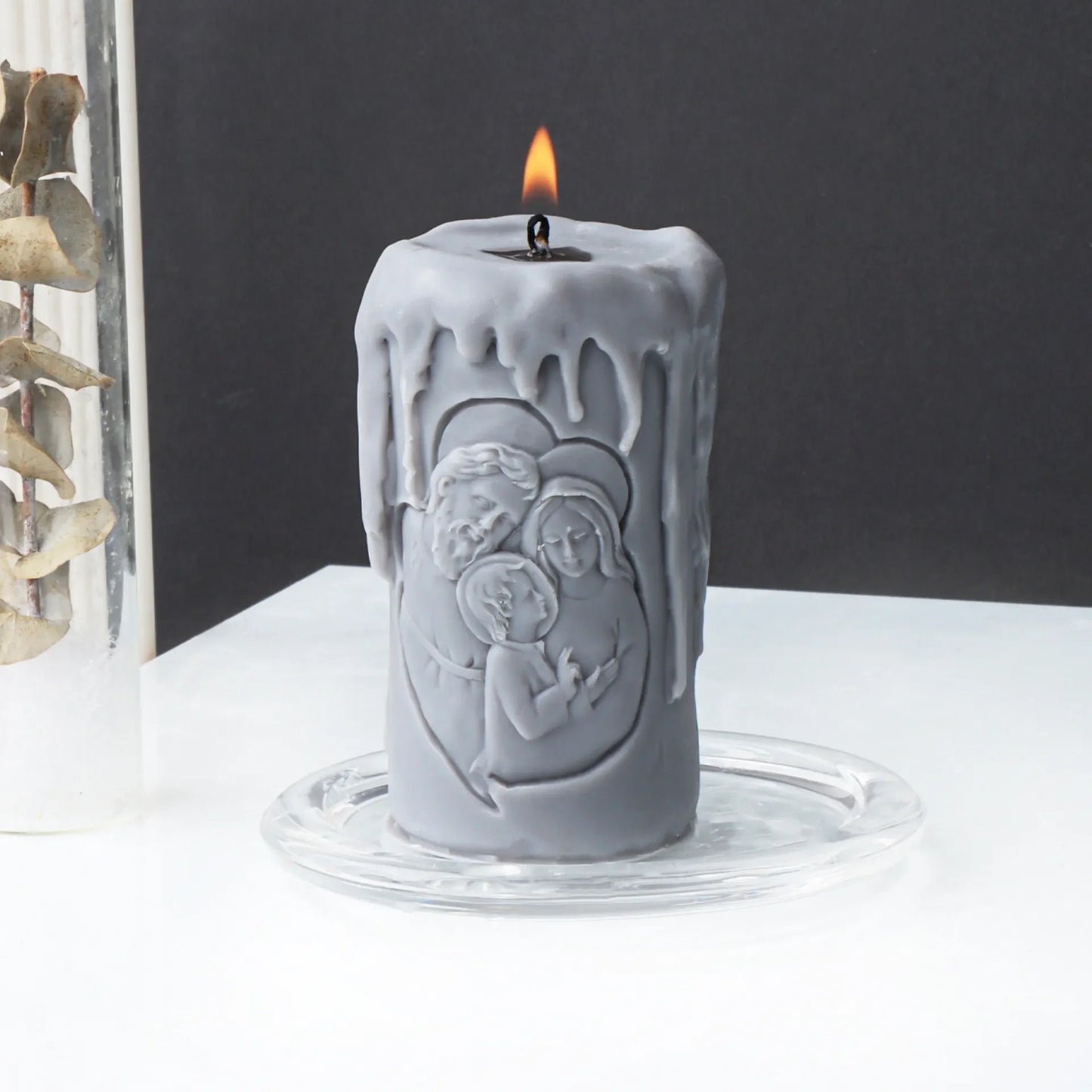 2D/3D Jesus Cross Statue Silicone Mold Jesus Kobe Candle Silicone Mold Candle Mould Greek Mythology resin mold  gypsum mould