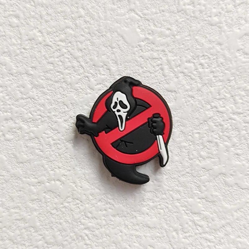 20pcs Halloween 3D Silicone Beads Stereo Ghost Shape For Jewelry Making DIY Pen KeyChain Necklace Accessories Silicone Beads