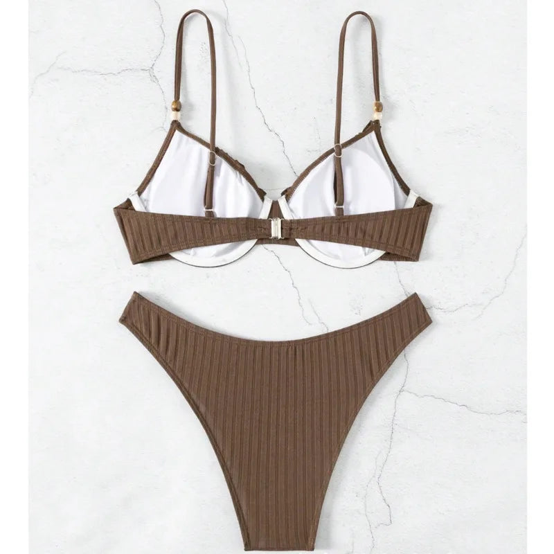 Summer Sexy Bikinis Female Swimsuits Women Swimwear Push Up Swim Wear Bathing Suits Girls Brazilian Bikini Set Beach Pool Bather