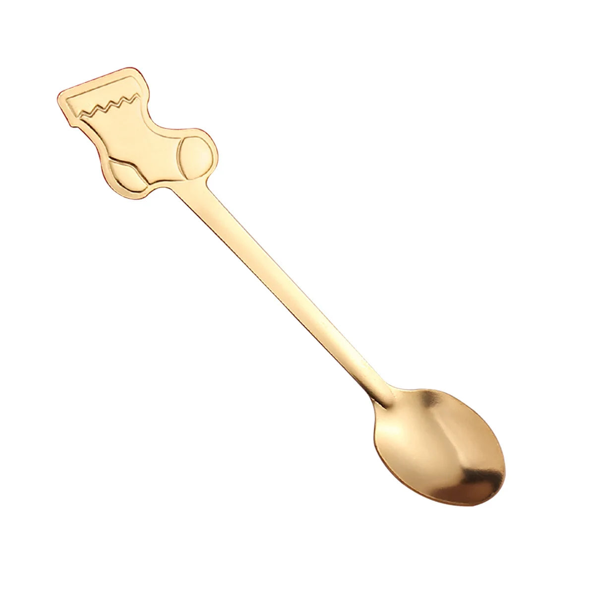 Christmas Gift Elk Christmas Tree Dessert Spoon Cutlery Spoon Set Fruit Coffee Spoon Cutlery Wed Christmas Gift