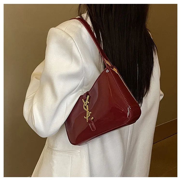 2025 Y2K Underarm Bag for Women, Luxe Boho Shoulder Purse w/Detachable Strap Anti-Theft Lightweight Commuter