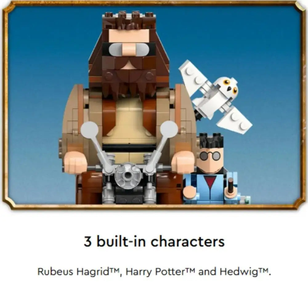 In Stock 76443 Magical Journey Motorcycle Fantasy Home Decor Assemble Model Brick-built Figurines For Kids Christmas Gift