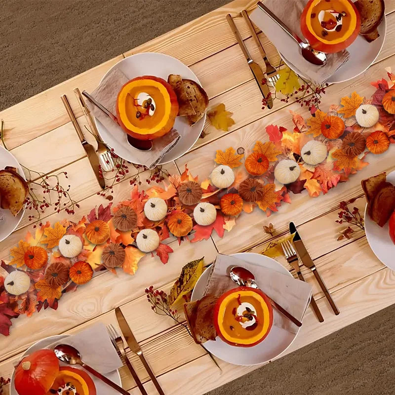 1set Artificial Flannel Pumpkin Models for Autumn Fall Thanksgiving Halloween Party Table Decoration Home DIY Craft Wreath Gifts
