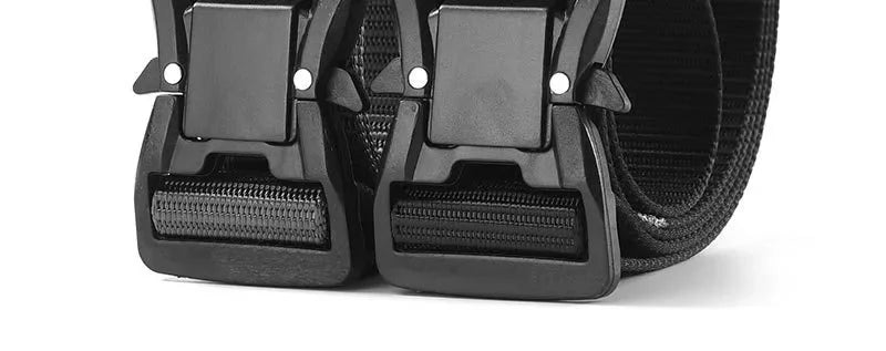 Big Plus Large LONG Size 125 140 160 180cm Men's Belt Canvas Multi-functional Tactical Quick Release Magnetic Alloy Buckle Belts