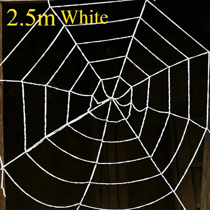 Super Giant Stretchy Cobweb Spider Web Decor Ideal for Halloween Party Haunted House Scary Props Horror Yard Outdoor Decoration
