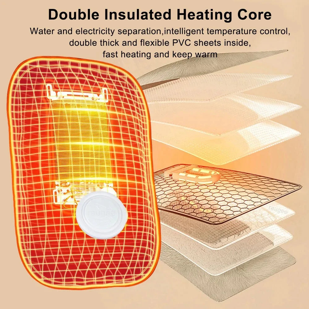 Quick Heating Gloves Warming Pad USB Power Supply Office Home Warming Handbags heating pad Christmas gift