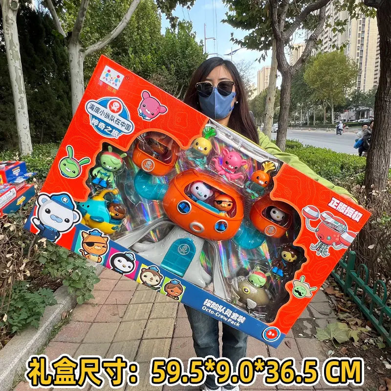 Quality Genuine Octonuts Toy Octopus Burger Deluxe Set Octopus Burger Kids Toy Christmas Gift Oversized Toys