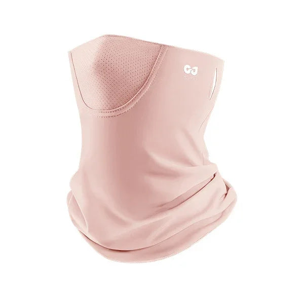Summer Sunscreen Ice Silk Mask Neck UV Protection Face Cover Sunscreen Face with Outdoor Cycling Sun Protection Veil Tube Scarf