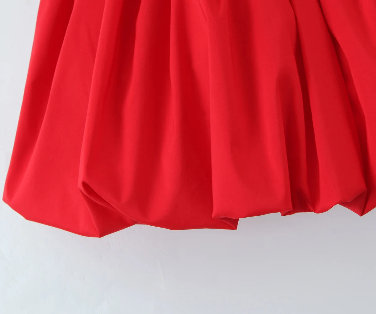 Sexy Bow Halter Slash Collar Lacing Up Bandage Back Sling Mini Dress Women Low Waist Ball Gown Pleated BUD Dresses Femme Robe