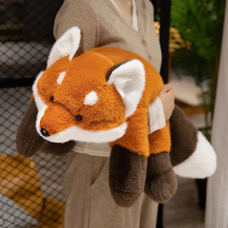 New 40-65cm Plush Toy Kawaii Lying Fox Doll Pillow Kids Birthday Christmas Gift Lovely Stuffed Animal