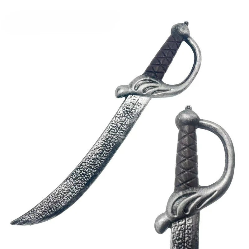 51cm/20.08in Pirate Knife Cosplay Katana Plastics Weapons Model Props Anime Peripherals Halloween Gift Party Supplies Decoration