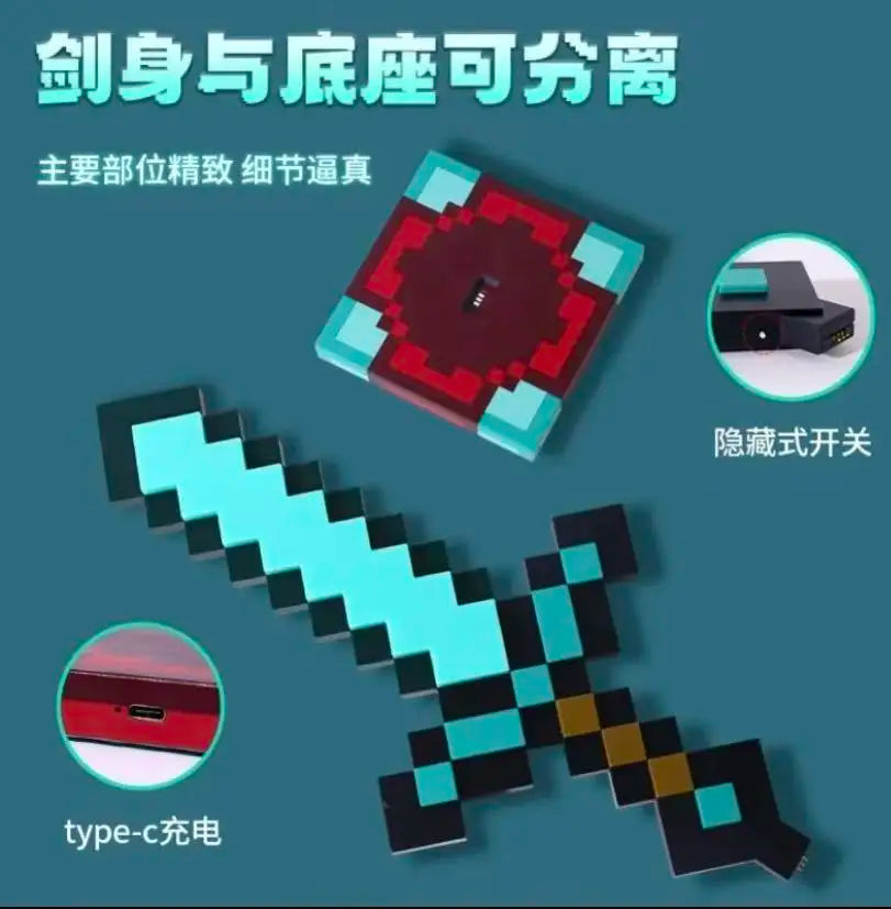 As Good As A Play with friend gift Brown stone Flashlight LED Night Light Bedroom Decorative Light Color Changing Christmas Gift