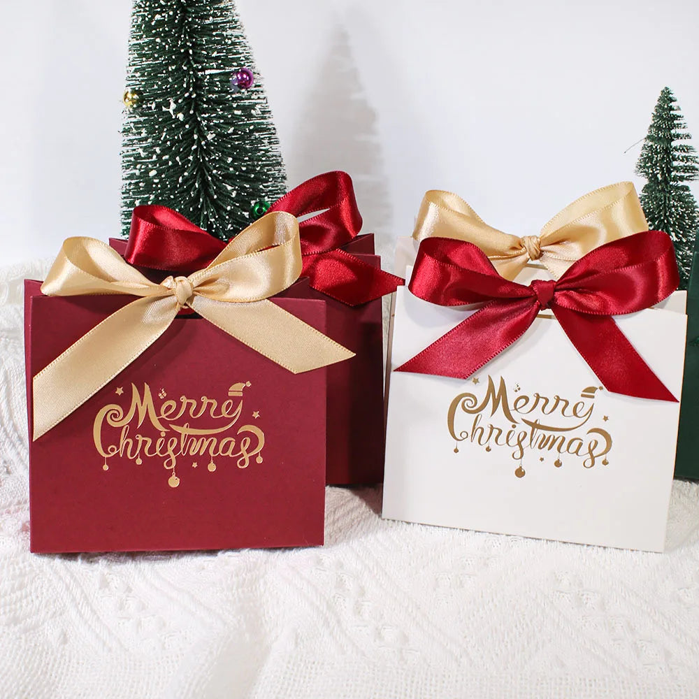 8 Pcs Sets Of Christmas High-End Merry Christmas Gift Boxes, Multi-Color Christmas Decoration Gift Packaging Boxes