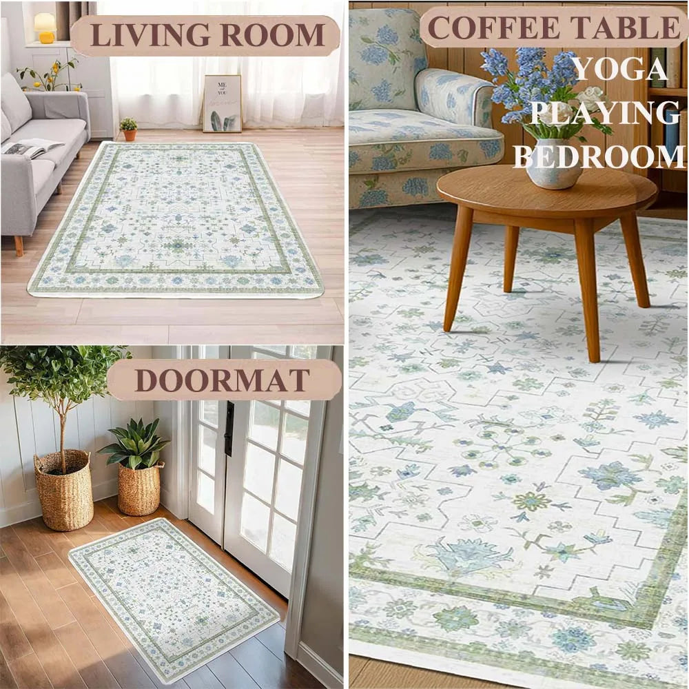 Airport Overlooking Map Theme Carpet for Living Room Decor Kid's Play Mat Sofa Rug Bedroom Bedside Rug Man's Cave Christmas Gift