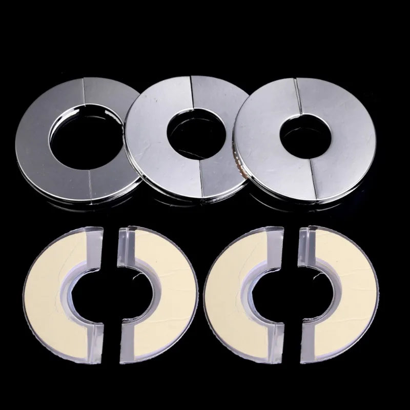 Faucet Stainless Steel Decorative Cover Faucet Water Pipe Round Detachable Decorative Cover Home Bathroom Hardware Accessories