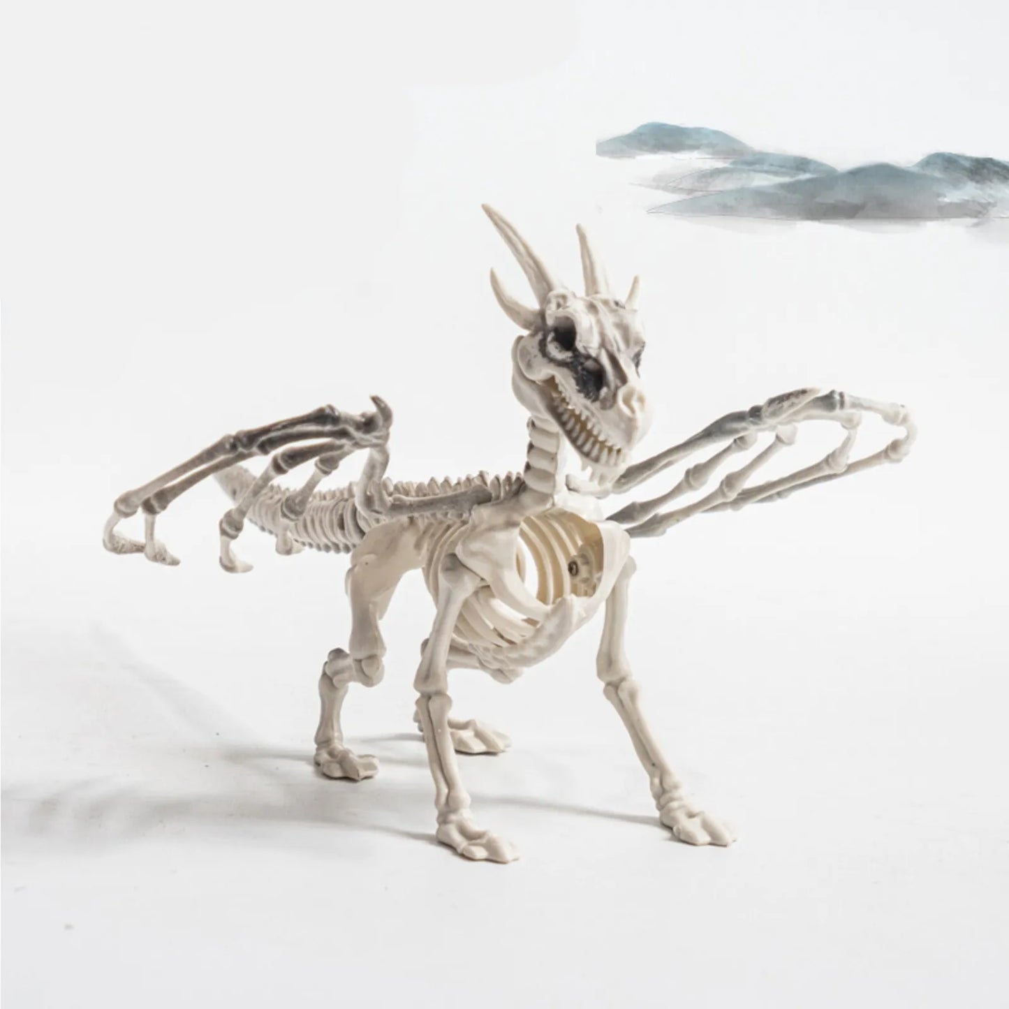 Creepy Halloween Skeleton Animals SimulationBone Props Horror Decoration Set Animal Skeleton Spooky Party Decor Horror Props