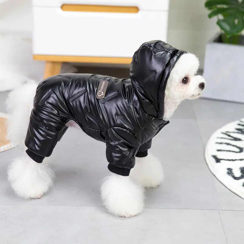 Padded Winter Warm Pet Dog Jumpsuit Waterproof Dog Clothes For Small Big Dogs Chihuahua Jacket Yorkie Costumes Coat Outfits 4XL