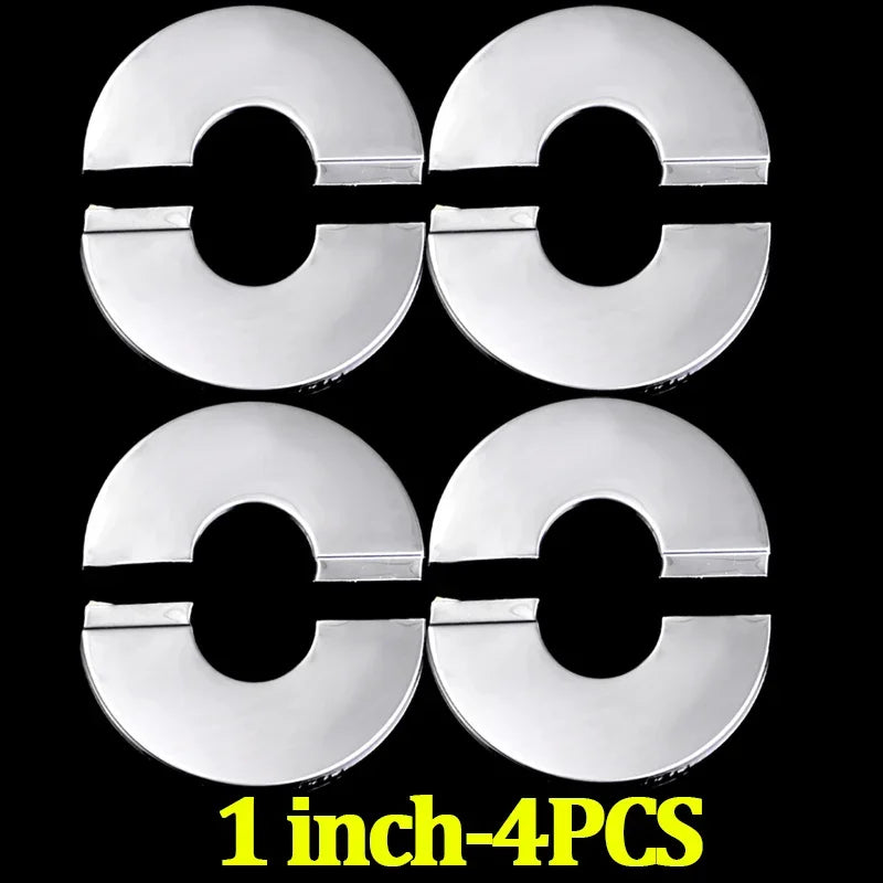 Faucet Stainless Steel Decorative Cover Faucet Water Pipe Round Detachable Decorative Cover Home Bathroom Hardware Accessories
