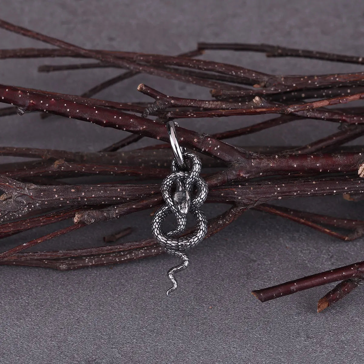 Stainless Steel Twisted Snake Street Tail Snake Earrings for Men and Women Punk Party Earrings Glamorous Everyday Jewelry Gifts