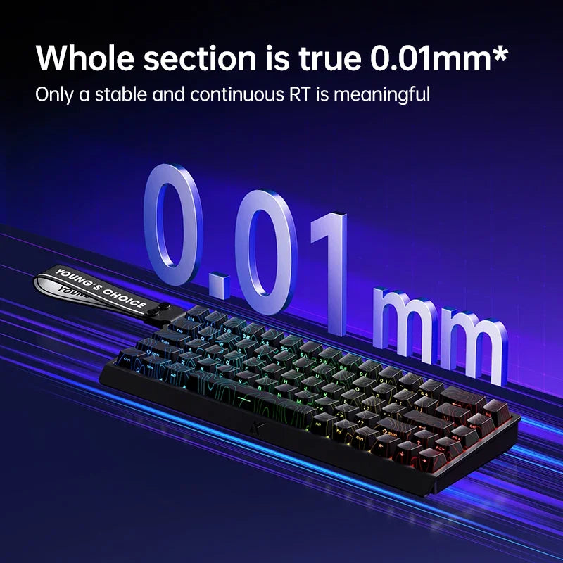 MCHOSE Ace68 RGB 8K Mechanical Keyboard ,Magnetic Switch,0.01mm RT Accuracy,128K Scan Rate,Customs Gaming Keyboards
