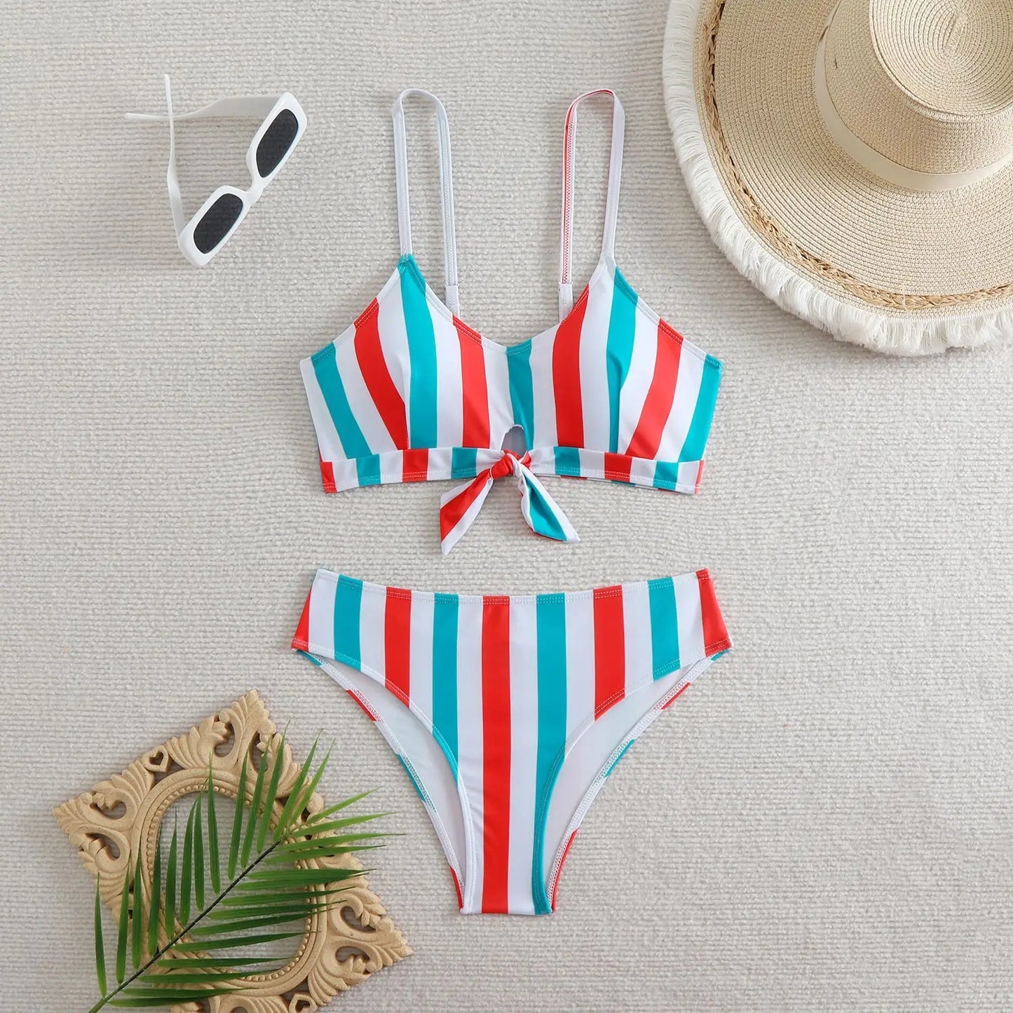 Striped Sexy Bikinis Women's Swimwear Female Swimsuit For Swim Wear Bathing Suit Brazilian Bikini Set Beachwear Pool Bather 2025
